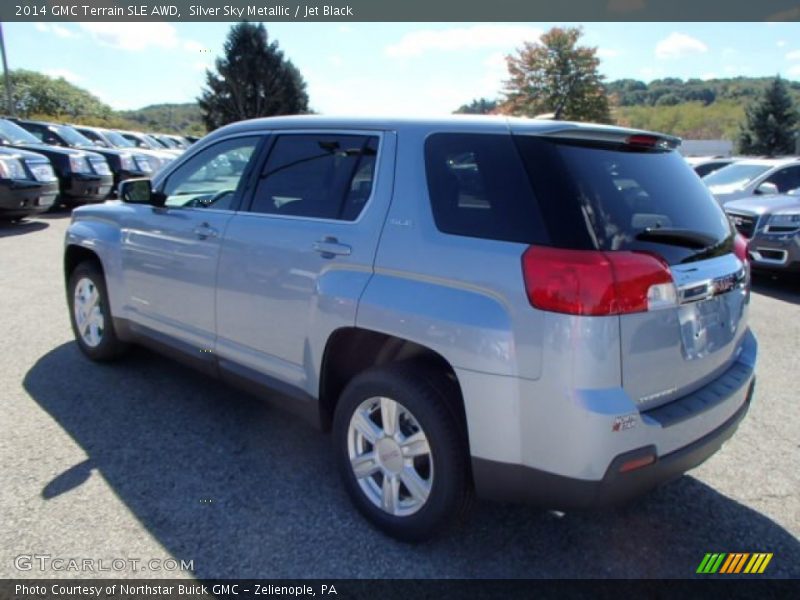 Silver Sky Metallic / Jet Black 2014 GMC Terrain SLE AWD