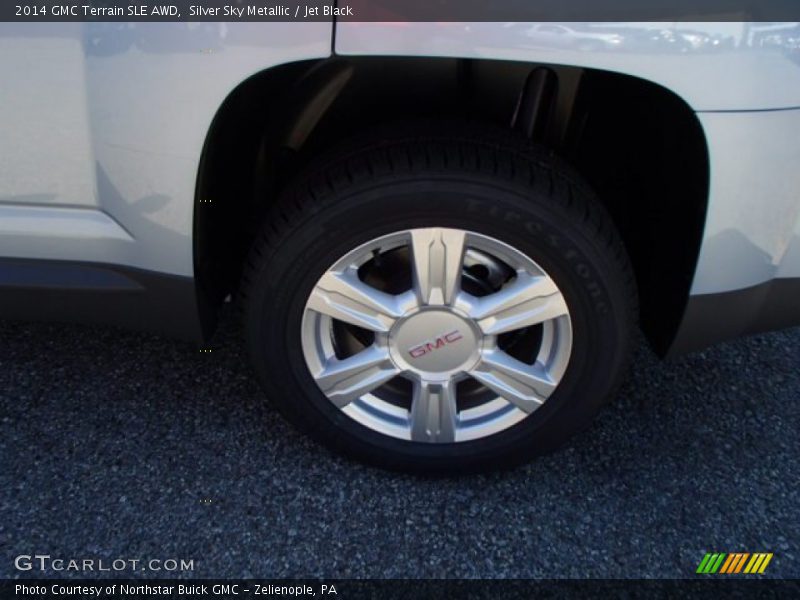 Silver Sky Metallic / Jet Black 2014 GMC Terrain SLE AWD