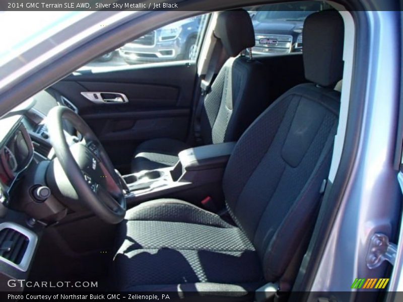 Silver Sky Metallic / Jet Black 2014 GMC Terrain SLE AWD