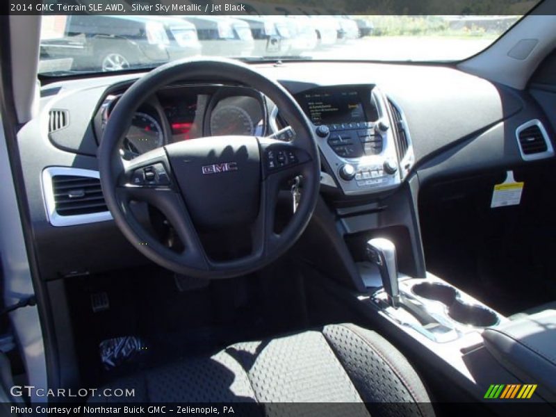 Silver Sky Metallic / Jet Black 2014 GMC Terrain SLE AWD