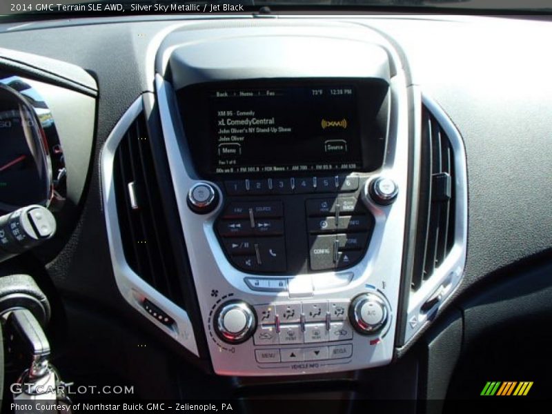 Silver Sky Metallic / Jet Black 2014 GMC Terrain SLE AWD