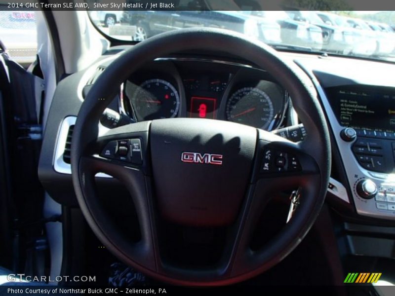 Silver Sky Metallic / Jet Black 2014 GMC Terrain SLE AWD