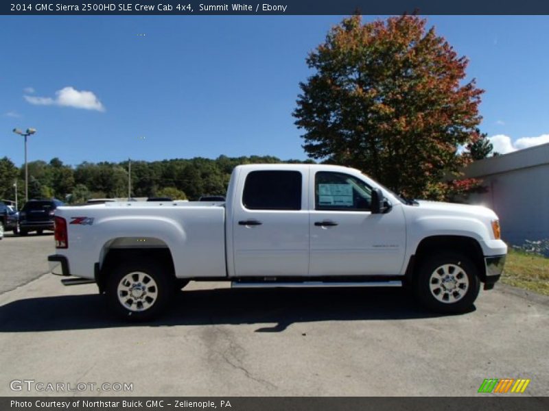 Summit White / Ebony 2014 GMC Sierra 2500HD SLE Crew Cab 4x4