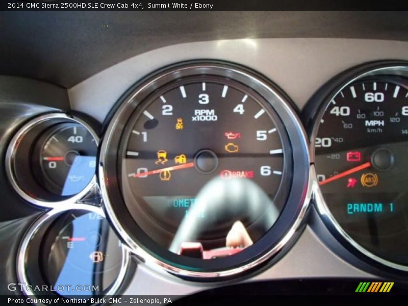 Summit White / Ebony 2014 GMC Sierra 2500HD SLE Crew Cab 4x4