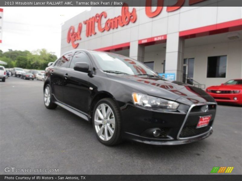 Tarmac Black Pearl / Black 2013 Mitsubishi Lancer RALLIART AWC