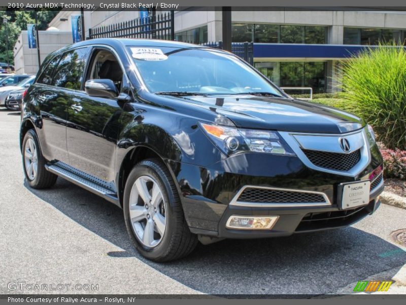 Crystal Black Pearl / Ebony 2010 Acura MDX Technology