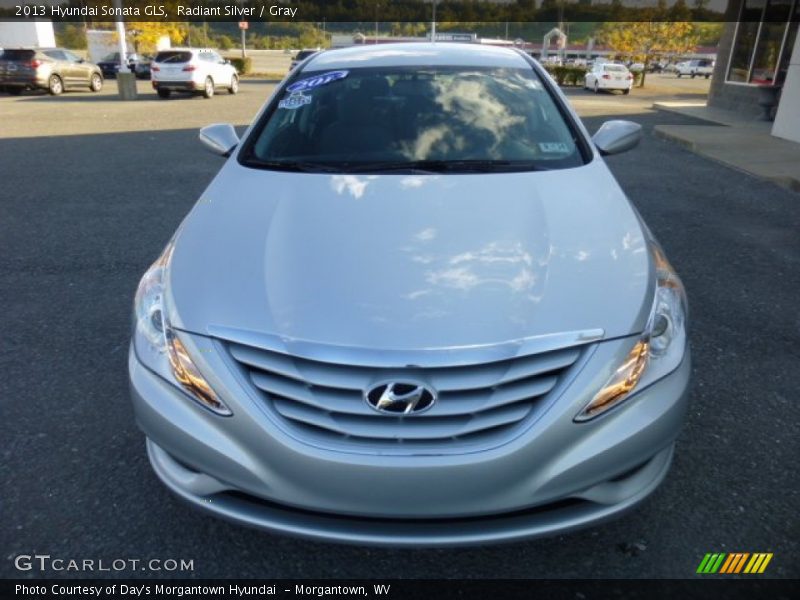 Radiant Silver / Gray 2013 Hyundai Sonata GLS