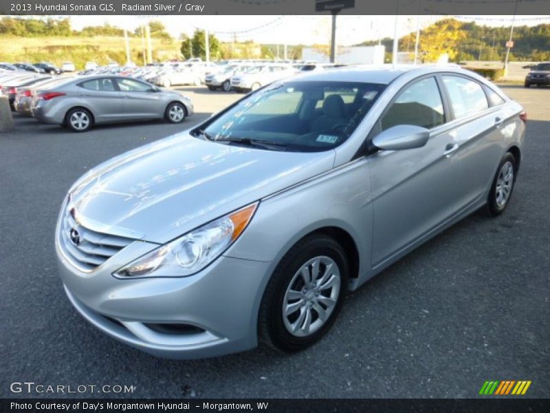 Radiant Silver / Gray 2013 Hyundai Sonata GLS