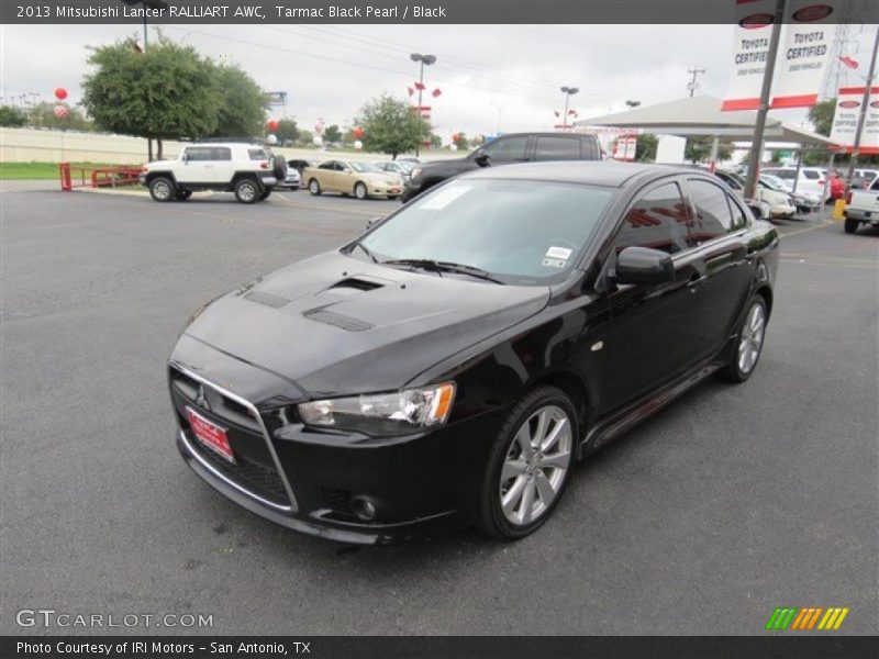 Tarmac Black Pearl / Black 2013 Mitsubishi Lancer RALLIART AWC
