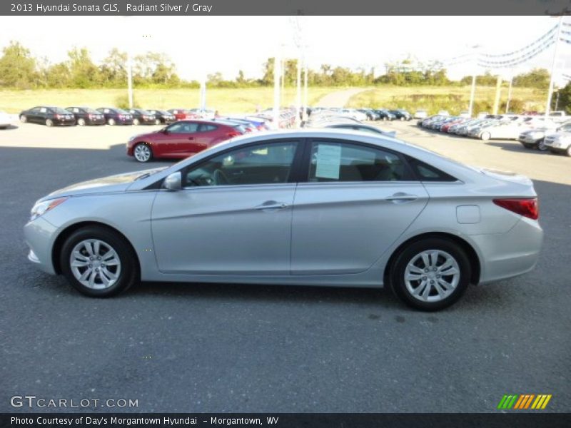 Radiant Silver / Gray 2013 Hyundai Sonata GLS