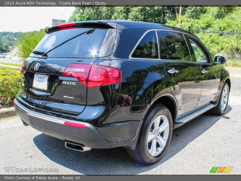 Crystal Black Pearl / Ebony 2010 Acura MDX Technology