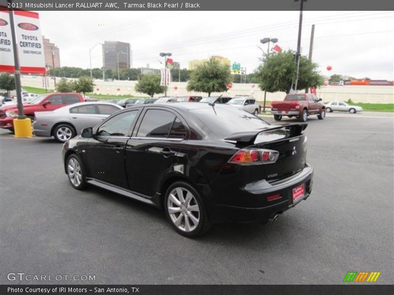 Tarmac Black Pearl / Black 2013 Mitsubishi Lancer RALLIART AWC