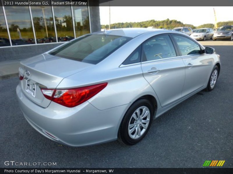 Radiant Silver / Gray 2013 Hyundai Sonata GLS
