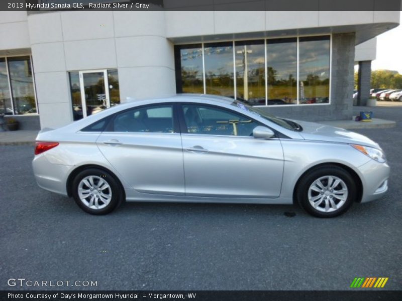 Radiant Silver / Gray 2013 Hyundai Sonata GLS