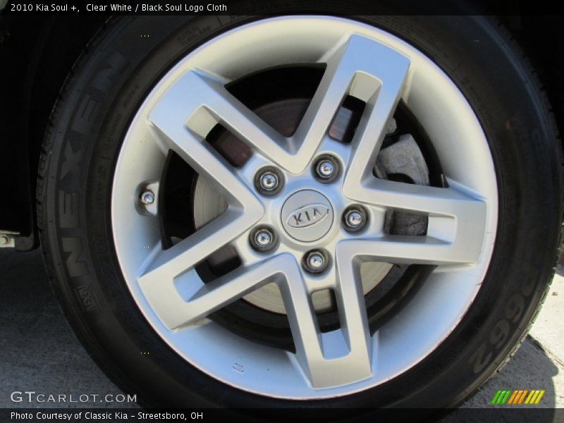 Clear White / Black Soul Logo Cloth 2010 Kia Soul +