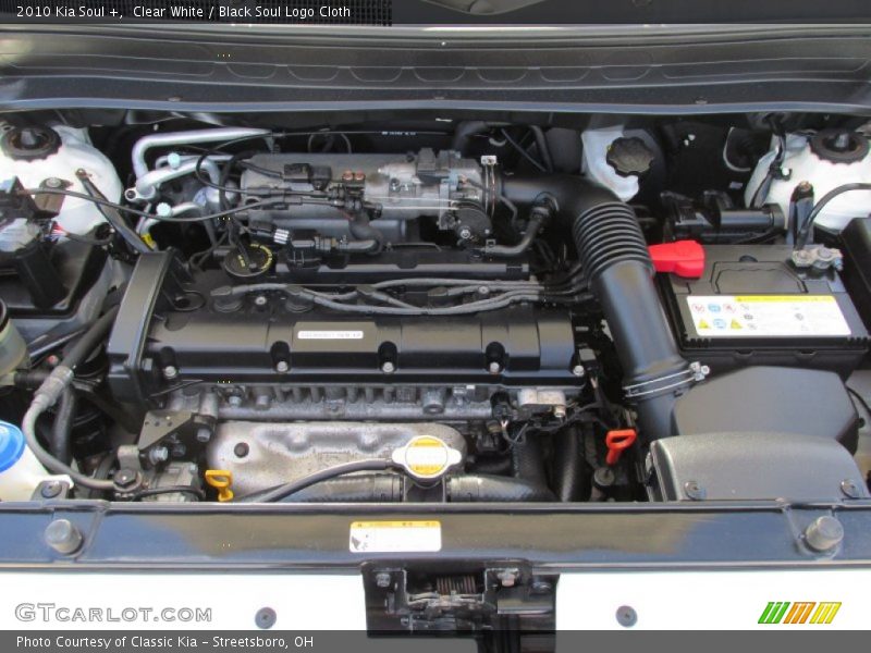 Clear White / Black Soul Logo Cloth 2010 Kia Soul +