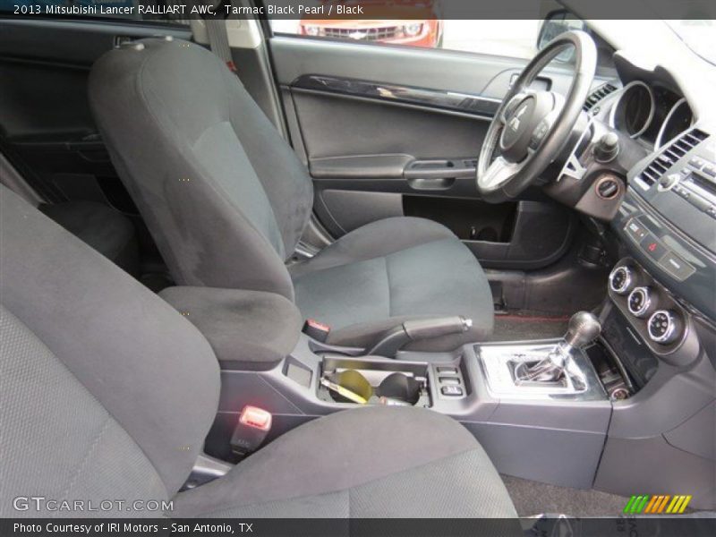 Tarmac Black Pearl / Black 2013 Mitsubishi Lancer RALLIART AWC