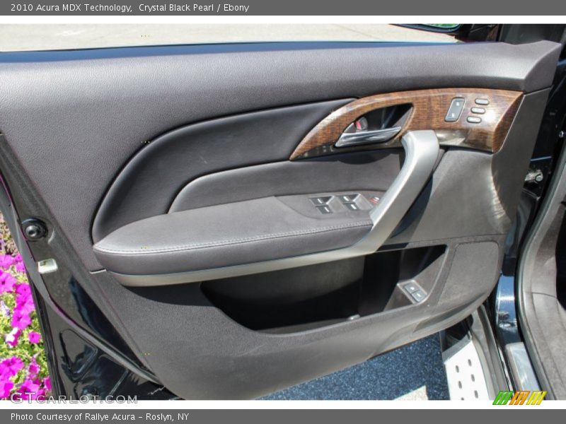 Crystal Black Pearl / Ebony 2010 Acura MDX Technology