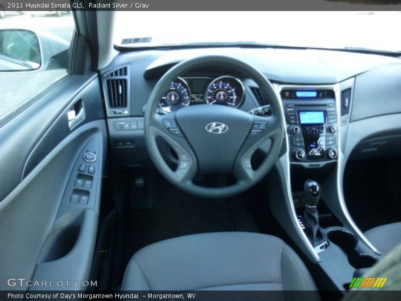Radiant Silver / Gray 2013 Hyundai Sonata GLS