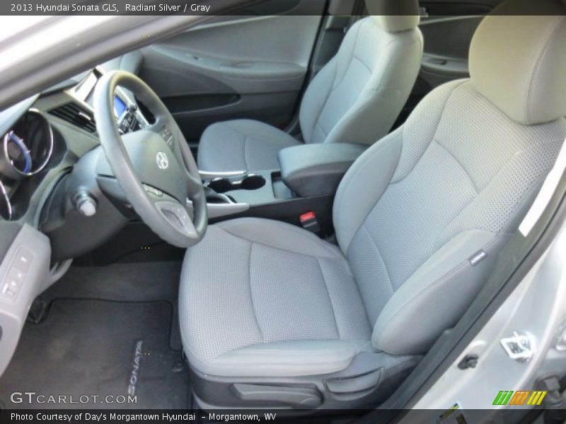 Radiant Silver / Gray 2013 Hyundai Sonata GLS