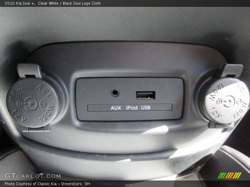 Clear White / Black Soul Logo Cloth 2010 Kia Soul +