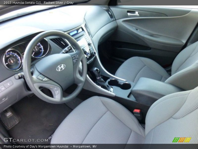 Radiant Silver / Gray 2013 Hyundai Sonata GLS