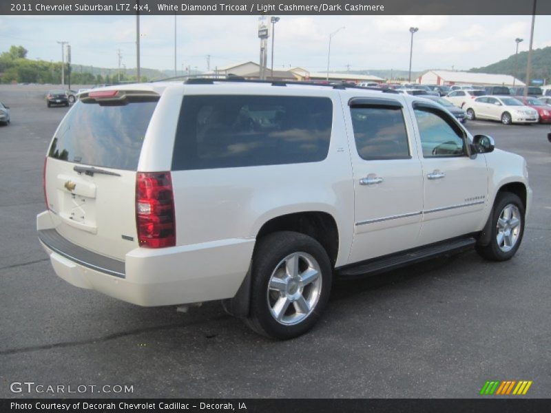 White Diamond Tricoat / Light Cashmere/Dark Cashmere 2011 Chevrolet Suburban LTZ 4x4