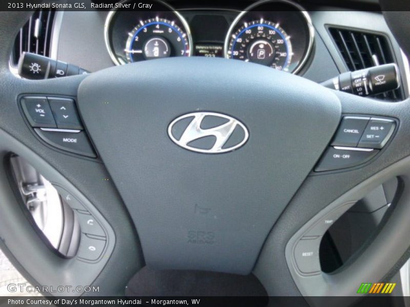 Radiant Silver / Gray 2013 Hyundai Sonata GLS