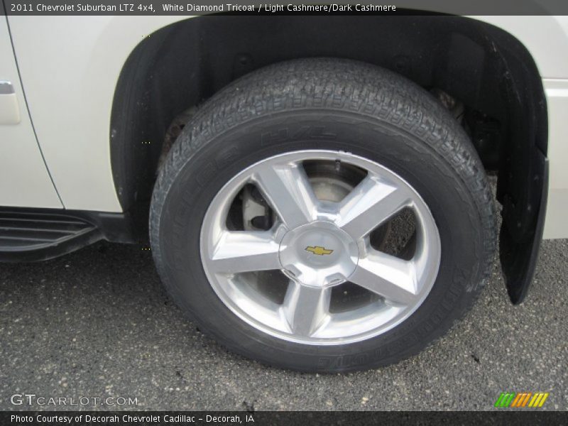 White Diamond Tricoat / Light Cashmere/Dark Cashmere 2011 Chevrolet Suburban LTZ 4x4
