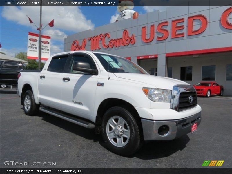 Super White / Graphite Gray 2007 Toyota Tundra SR5 CrewMax