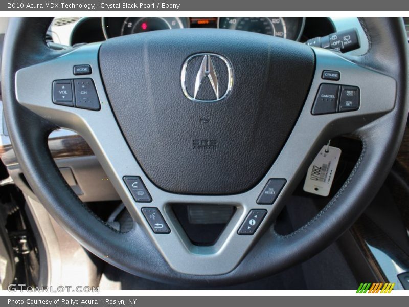 Crystal Black Pearl / Ebony 2010 Acura MDX Technology