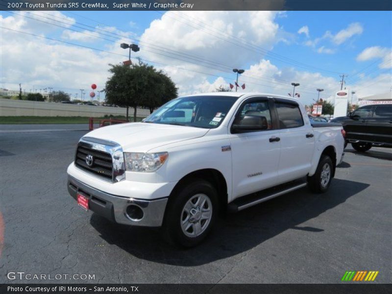 Super White / Graphite Gray 2007 Toyota Tundra SR5 CrewMax