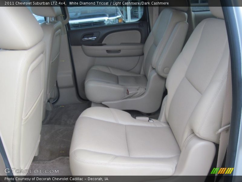 White Diamond Tricoat / Light Cashmere/Dark Cashmere 2011 Chevrolet Suburban LTZ 4x4