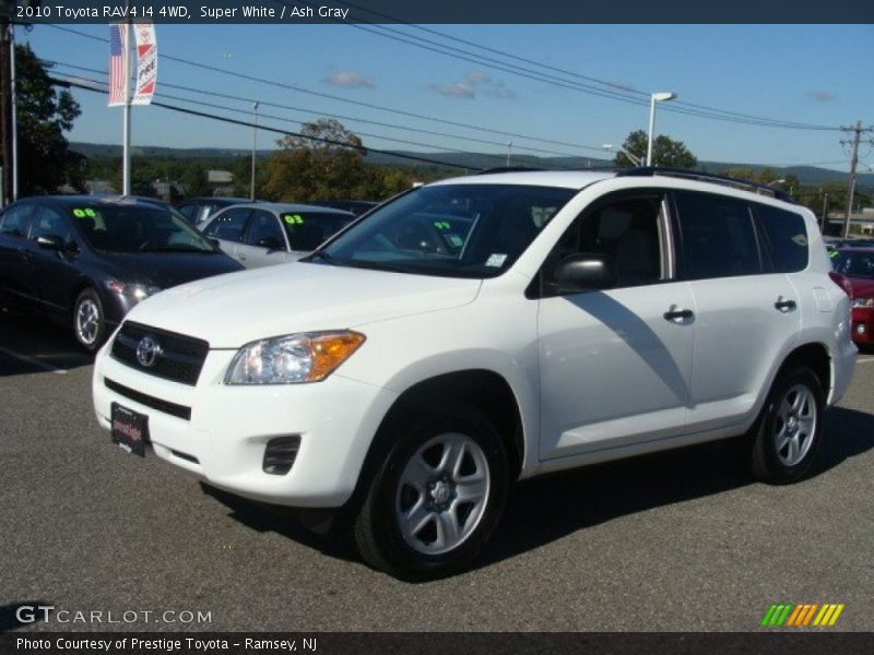 Super White / Ash Gray 2010 Toyota RAV4 I4 4WD