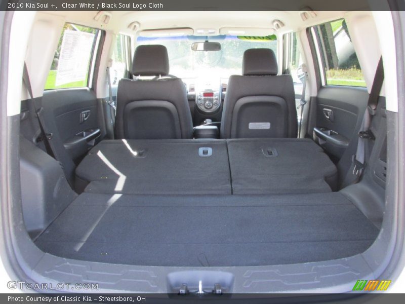 Clear White / Black Soul Logo Cloth 2010 Kia Soul +