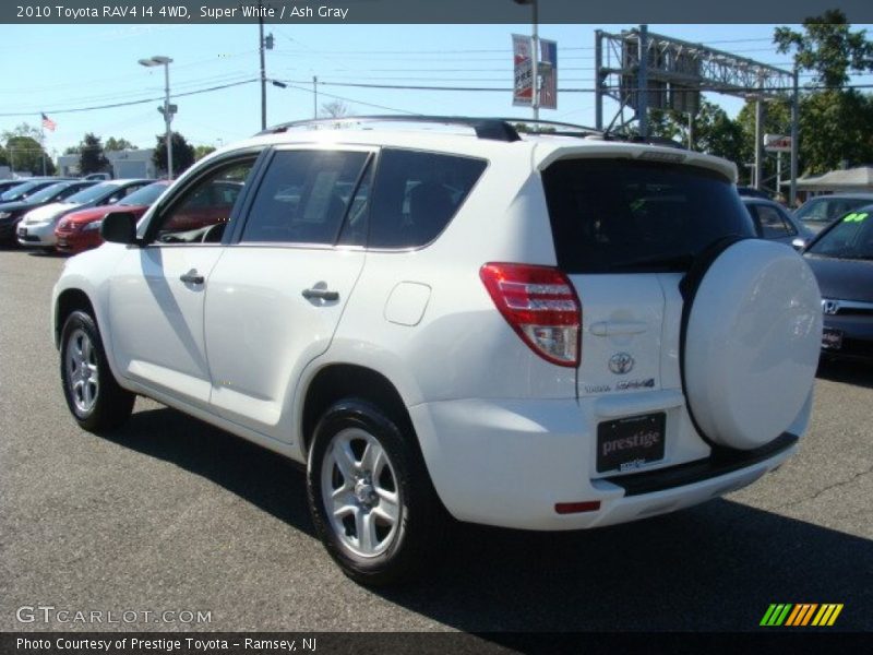 Super White / Ash Gray 2010 Toyota RAV4 I4 4WD