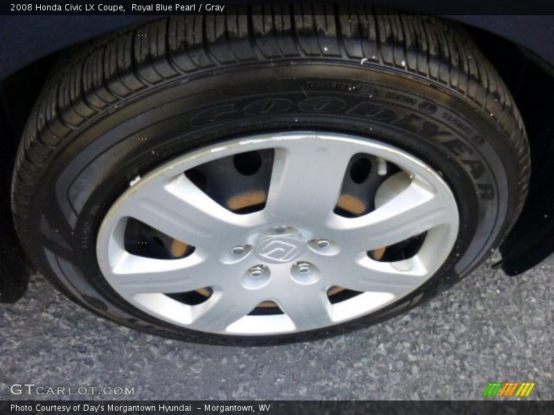 Royal Blue Pearl / Gray 2008 Honda Civic LX Coupe