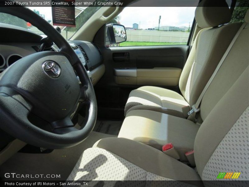 Super White / Graphite Gray 2007 Toyota Tundra SR5 CrewMax