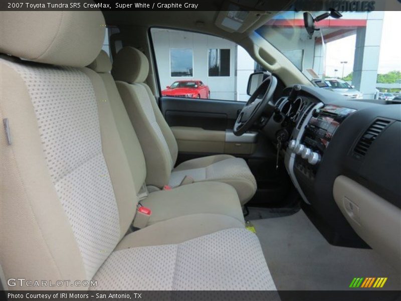 Super White / Graphite Gray 2007 Toyota Tundra SR5 CrewMax