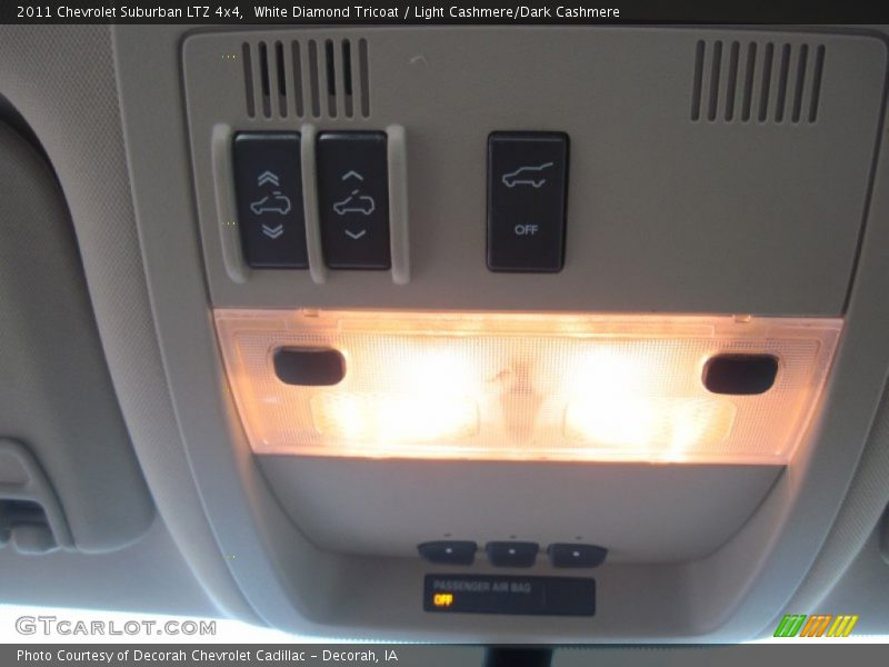White Diamond Tricoat / Light Cashmere/Dark Cashmere 2011 Chevrolet Suburban LTZ 4x4