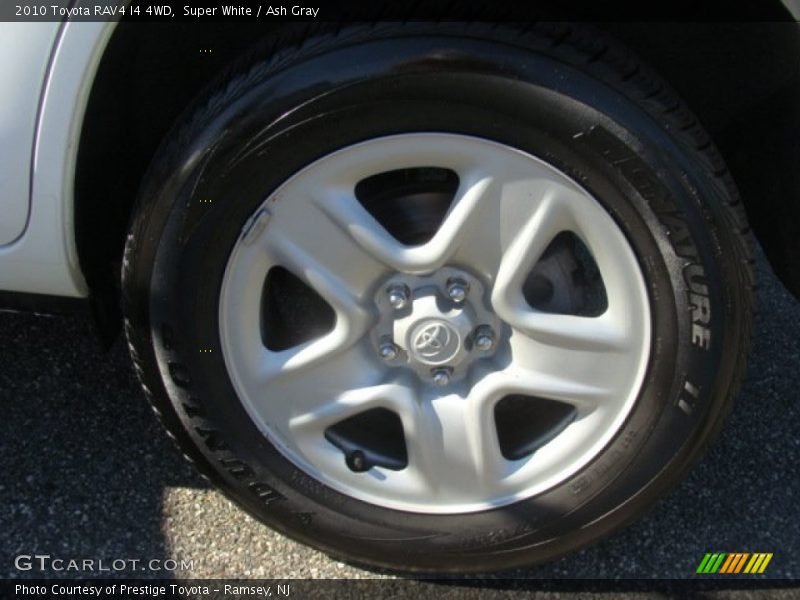 Super White / Ash Gray 2010 Toyota RAV4 I4 4WD