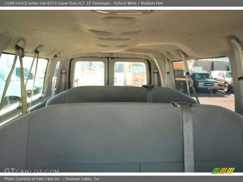Oxford White / Medium Flint 2008 Ford E Series Van E350 Super Duty XLT 15 Passenger