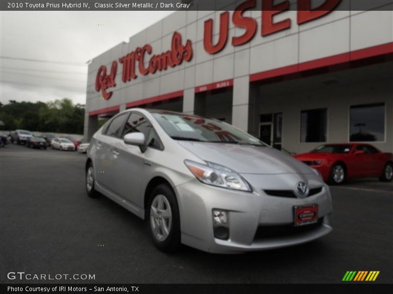 Classic Silver Metallic / Dark Gray 2010 Toyota Prius Hybrid IV