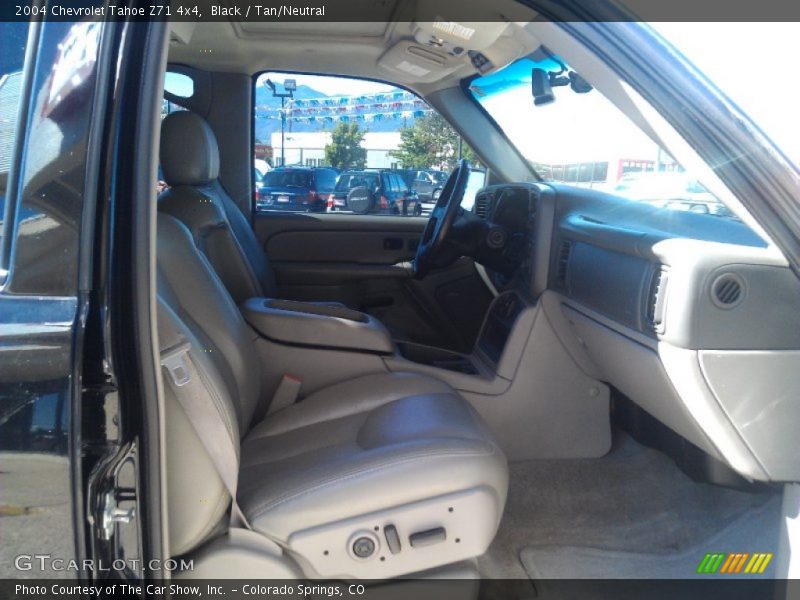 Black / Tan/Neutral 2004 Chevrolet Tahoe Z71 4x4