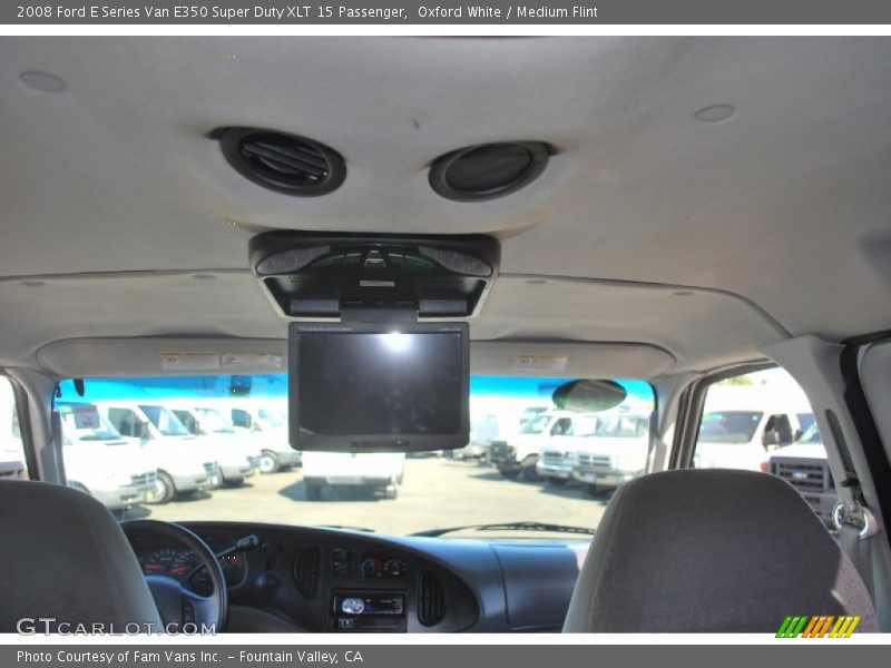 Oxford White / Medium Flint 2008 Ford E Series Van E350 Super Duty XLT 15 Passenger