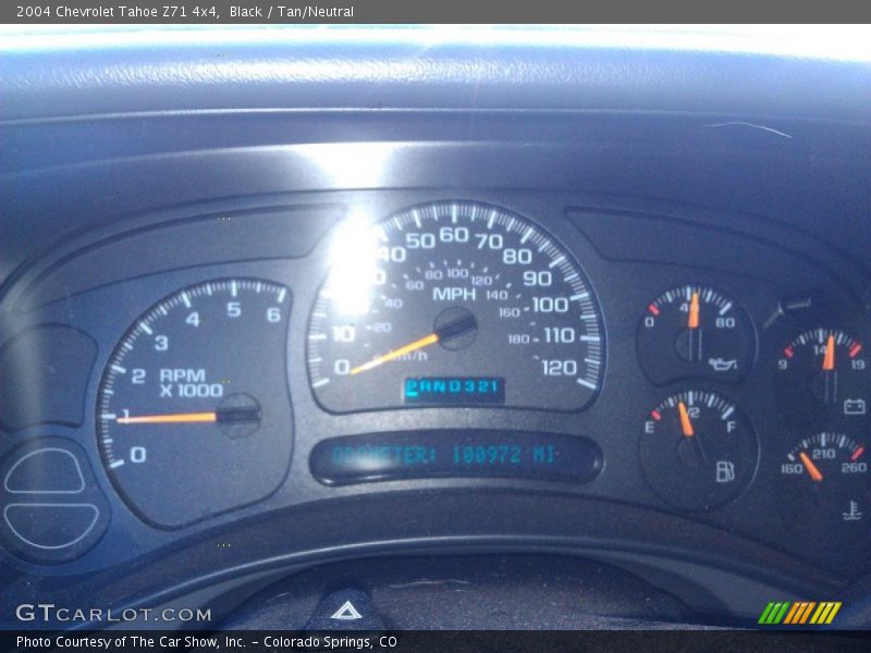 Black / Tan/Neutral 2004 Chevrolet Tahoe Z71 4x4