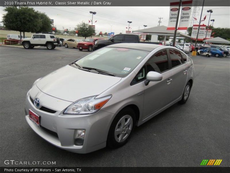 Classic Silver Metallic / Dark Gray 2010 Toyota Prius Hybrid IV