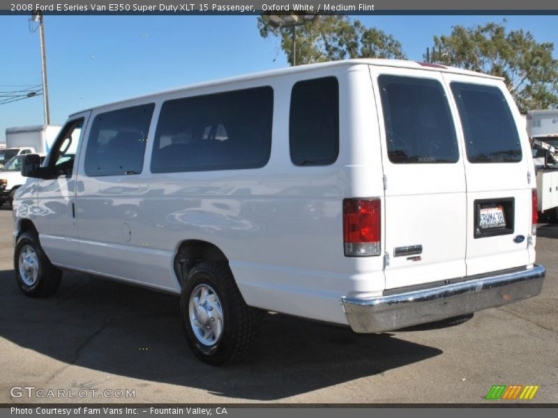Oxford White / Medium Flint 2008 Ford E Series Van E350 Super Duty XLT 15 Passenger