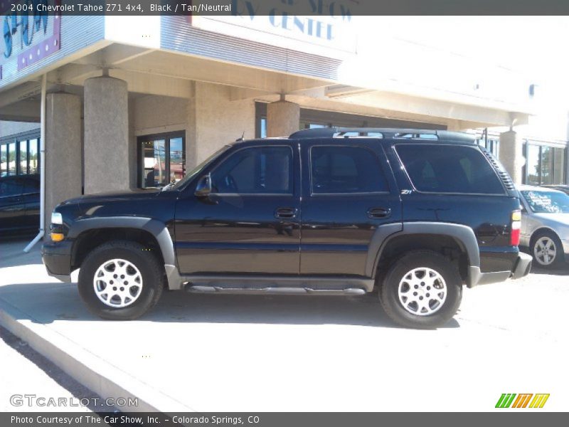 Black / Tan/Neutral 2004 Chevrolet Tahoe Z71 4x4