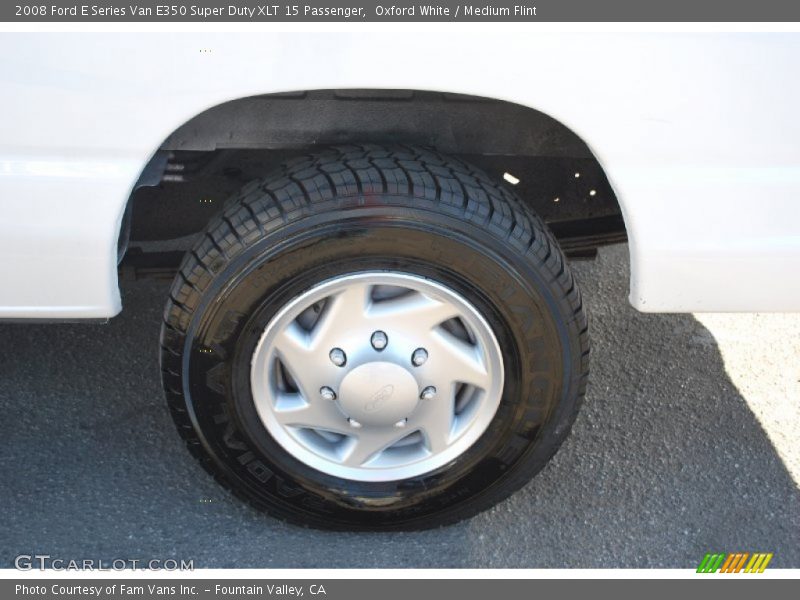Oxford White / Medium Flint 2008 Ford E Series Van E350 Super Duty XLT 15 Passenger